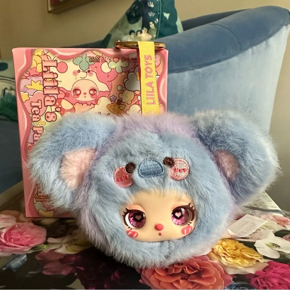 NIB Authentic Liila’s Garden Tea Party Blueberry Koala Plush Pendant Keychain